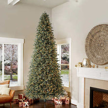 Load image into Gallery viewer, 12 Ft Artificial Christmas Tree - 4,430 Micro LED Lights Pre-Lit Aspen w/ Storage Duffle
