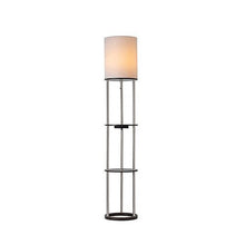 Load image into Gallery viewer, Adesso 62&quot; Qi Shelf Charging Floor Lamp
