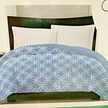 Load image into Gallery viewer, Bedding Cardinal Home Charisma Reversible Down Alternative Blanket (Light Blue, Queen (98&quot; x 96&quot;) Color: Light Blue
