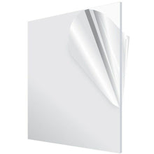 Load image into Gallery viewer, Cast Acrylic Plexiglass Sheet Clear, 1/8&quot;,  24&quot; x 24&quot;, UV-Resistant, Transparent, Multipurpose, acrylic Sheet, Durable, Weatherproof
