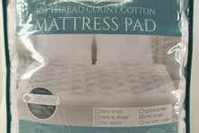 Load image into Gallery viewer, Weatherproof Vintage Home King Size Mattress Pad, waterproof silent backing

