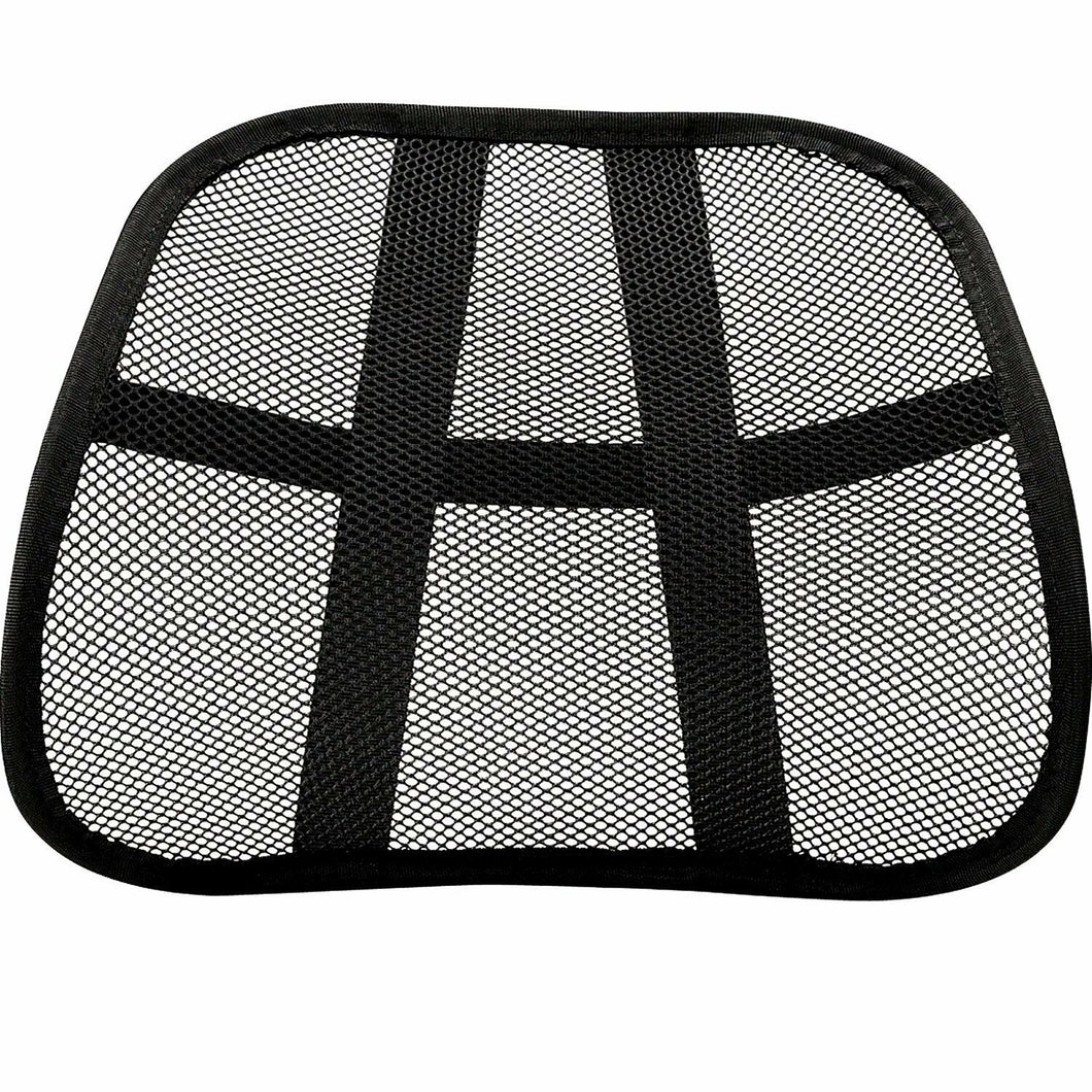 Cool Vent Mesh Chair Back Lumbar Support New Car Office Chair Truck Seat Black, 2-pack