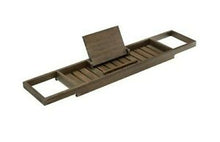 Load image into Gallery viewer, Linon Haven Bamboo Tub Caddy, Mocha, Spa
